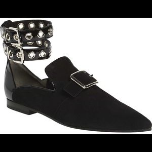 Robert Clergerie loafers with grommet straps